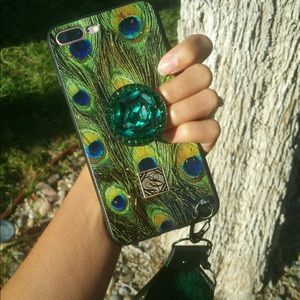 !!SOLD!! Beautiful peacock iPhone Case 7 Plus 8